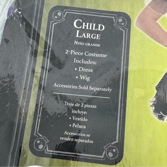 Disney Nightmare Before Christmas Jack Skellington Girl’s Costume - Picture 2 of 4